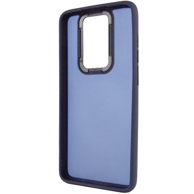 Противоударный Чехол TPU+PC Lyon Frosted для Xiaomi Redmi Note 8 Pro Navy Blue - фото 3