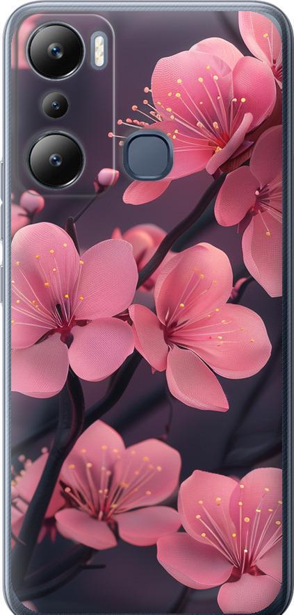 Чехол на Infinix Hot 20i Пурпурная сакура (6075u-2964-42517)
