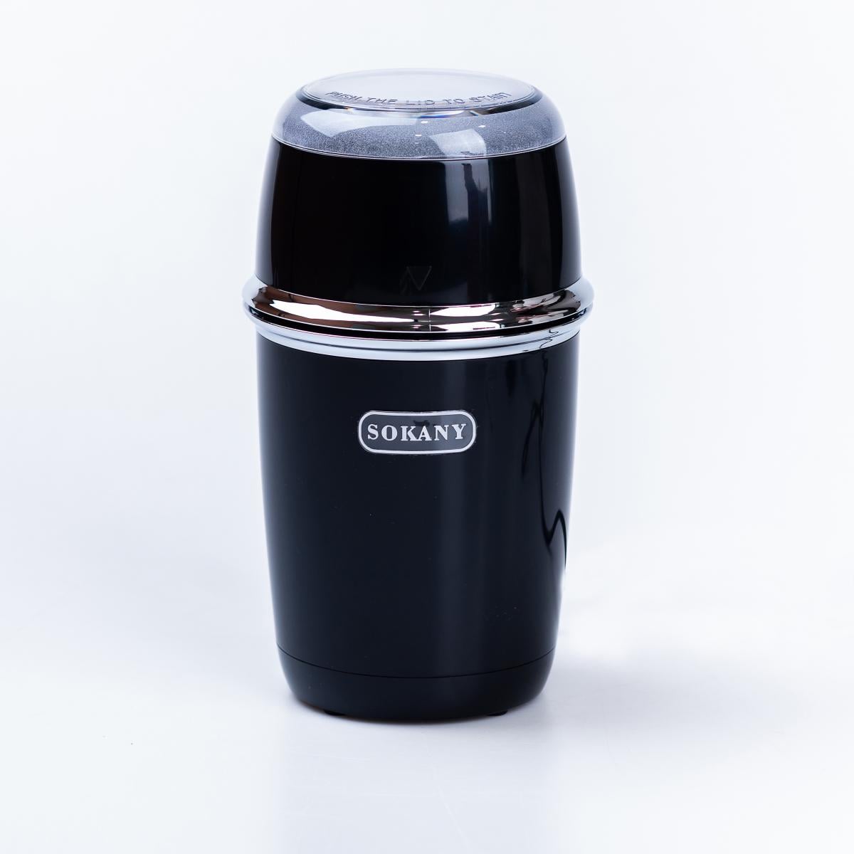 Кофемолка электрическая Sokany SK-3025B 150 Вт 50 г Черный (SK3025B)