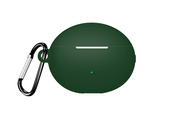 Чехол-накладка CDK Silicone Candy Friendly с карабином для Huawei FreeBuds 6i Green (014788)