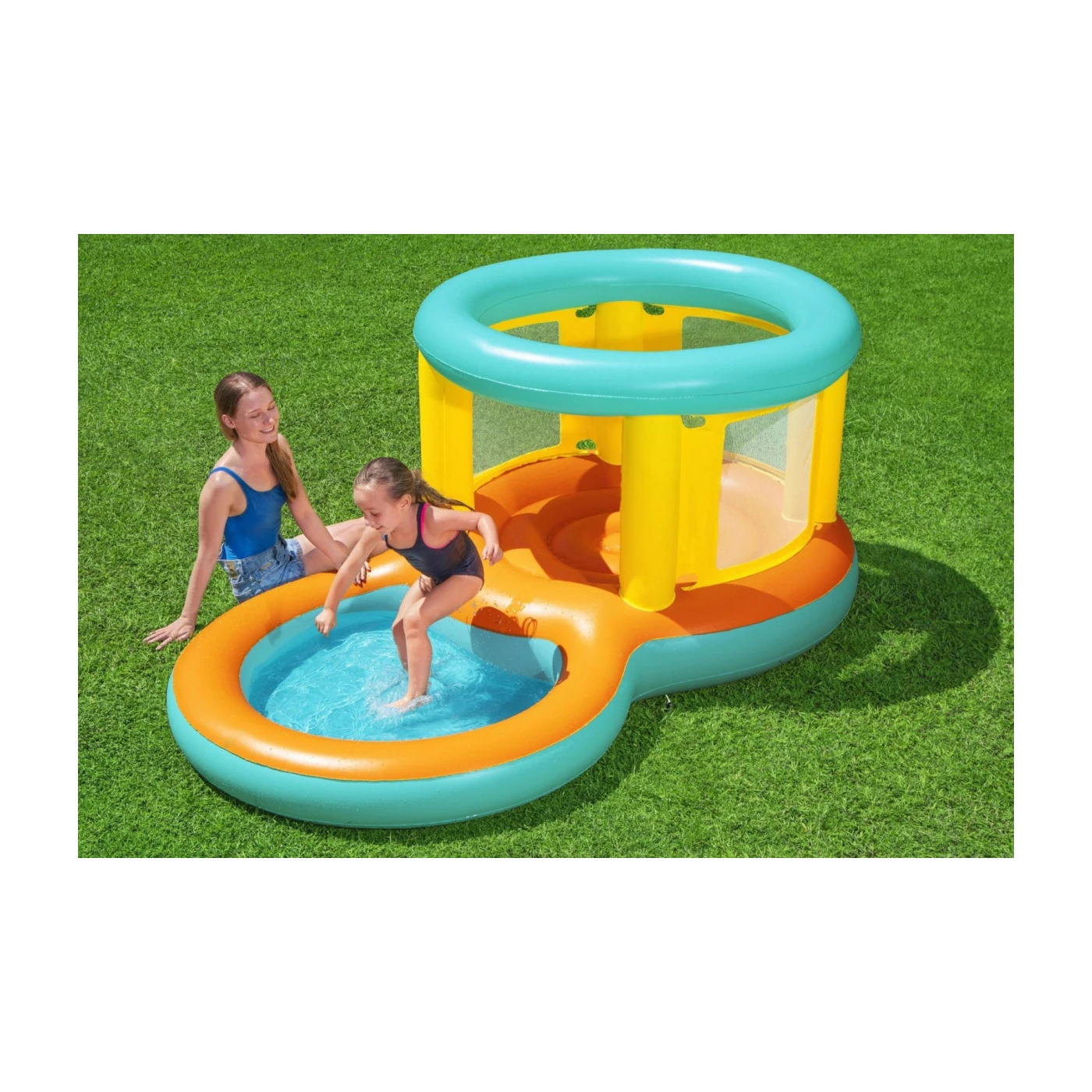 Надувная игровая площадка Jumptopia Bestway 52385 239x142x102 см (410973) - фото 4 Надувная игровая площадка Jumptopia Bestway 52385 239x142x102 см (410973) - фото 4