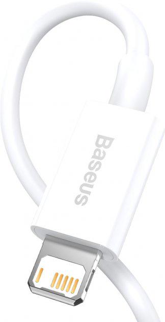 Кабель Baseus Superior Series Fast Charging Lightning 2,4 A 1 м White (9725003) - фото 4