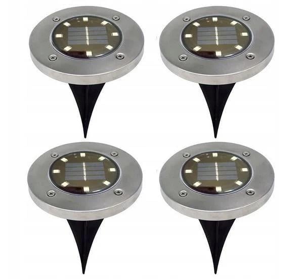 Світильник садовий на сонячній батареї 8 led 4 шт.