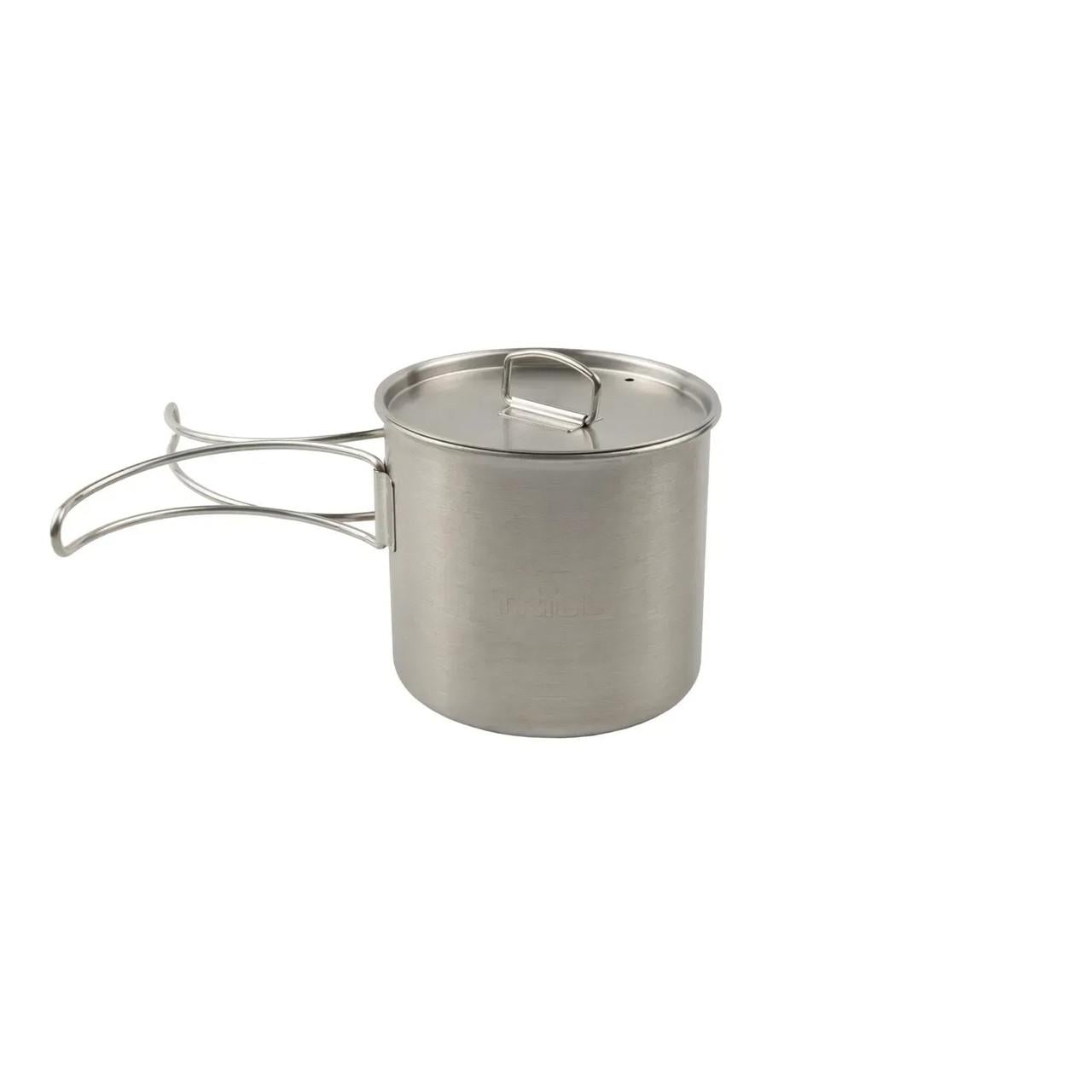 Кружка для похода со складными ручками Tribe Camping Cup T-FA-0012-metal 600 мл (iz17231)