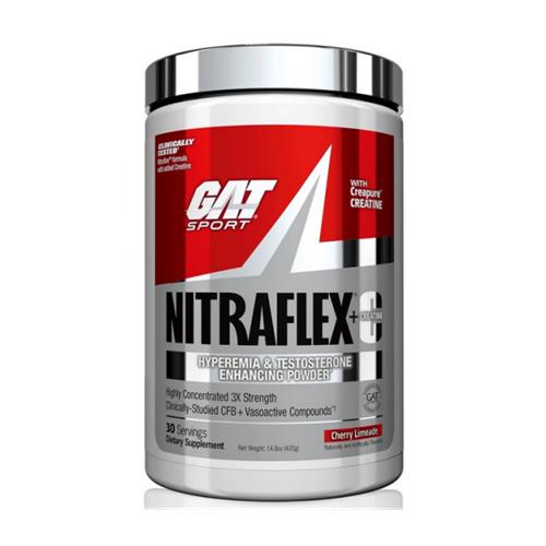 Комплекс до тренировки GAT Nitraflex + Creatine 420 г 30 порций Cherry Lemonade