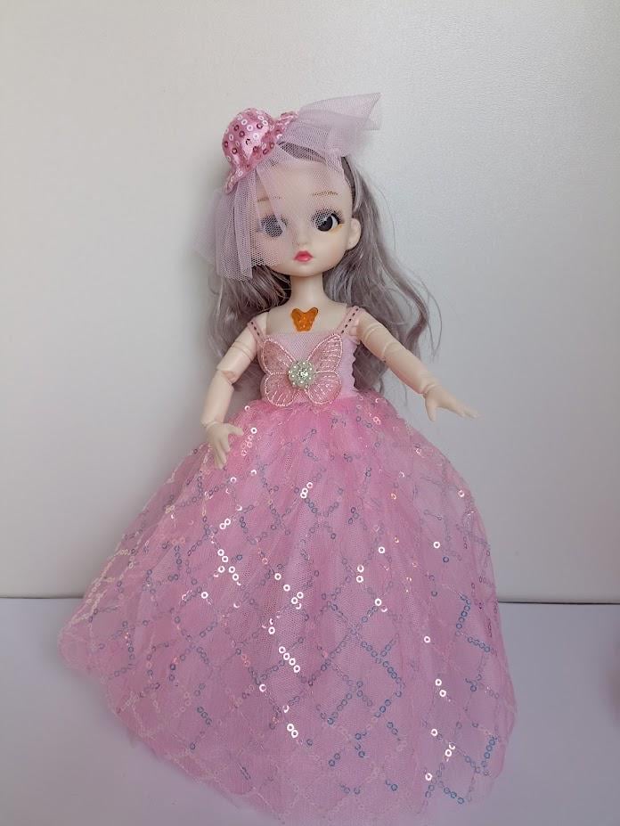 Кукла шарнирная музыкальная 32 см (2580-2)