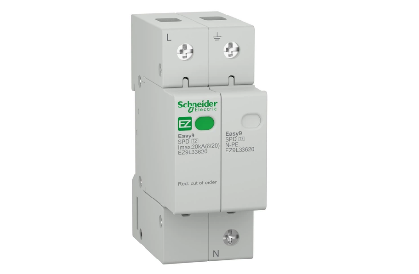 Устройство защиты от импульсных перенапряжений Schneider Electric Easy9 1Р+N 20кА/10кА/1,3кВ EZ9L33620 (35700230)