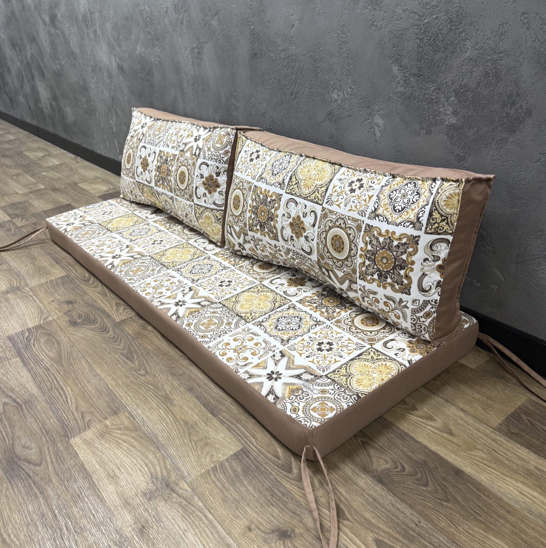 Комплект матрас Comfort Home Abstraction с подушками на поддоны/качели/каркасы/садовая мебель 120х60х40х5 см Комплект матрас Comfort Home Abstraction с подушками на поддоны/качели/каркасы/садовая мебель 120х60х40х5 см