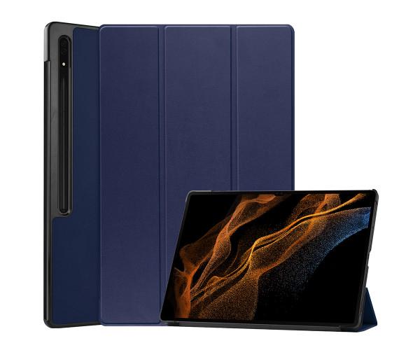 Чехол-книжка Custer Magnet Flip Cover для Samsung Tab S8 Ultra Синий - фото 1 Чехол-книжка Custer Magnet Flip Cover для Samsung Tab S8 Ultra Синий - фото 1