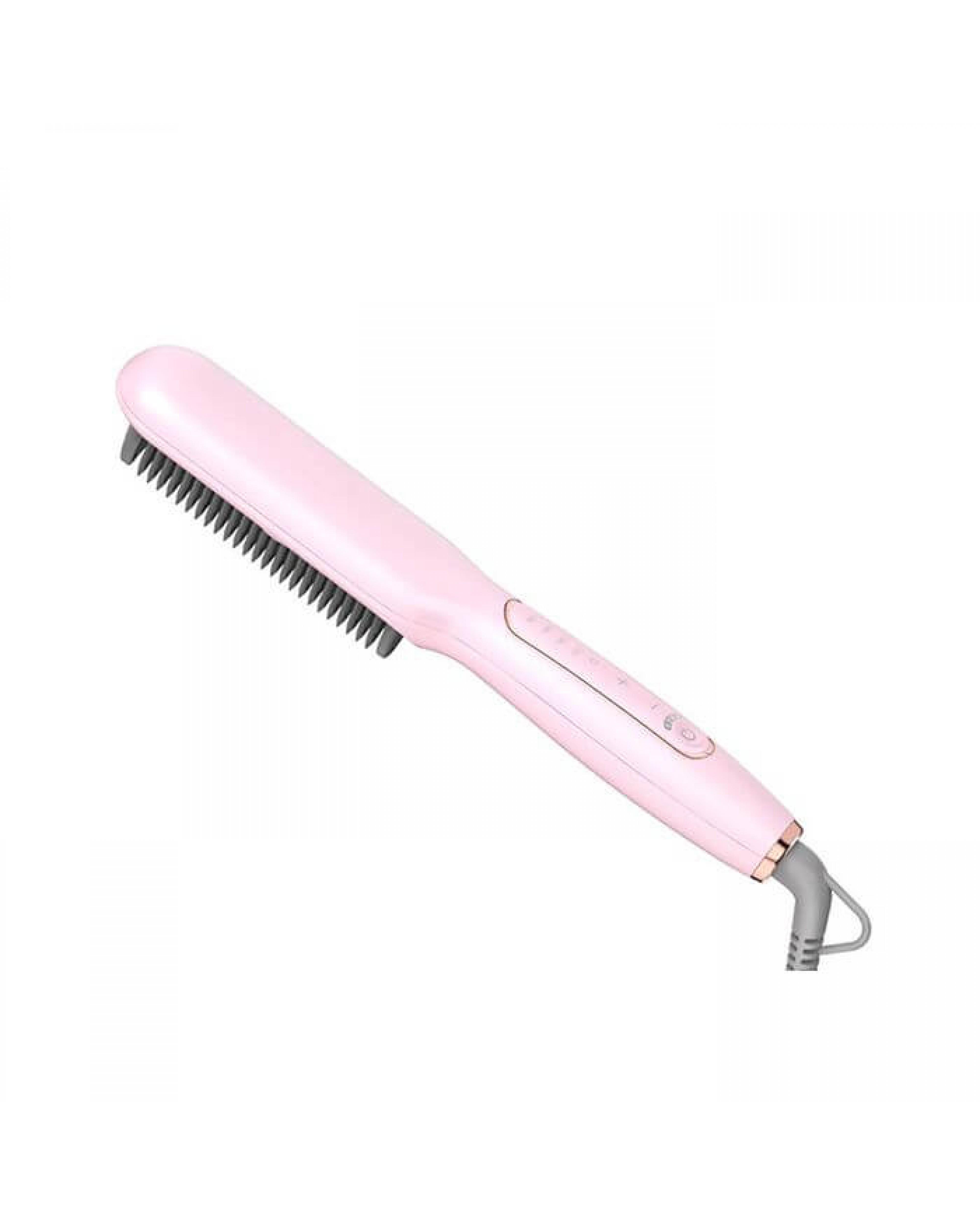 Расческа электрическая Yueli Anion Straight Hair Comb HS-528P Pink