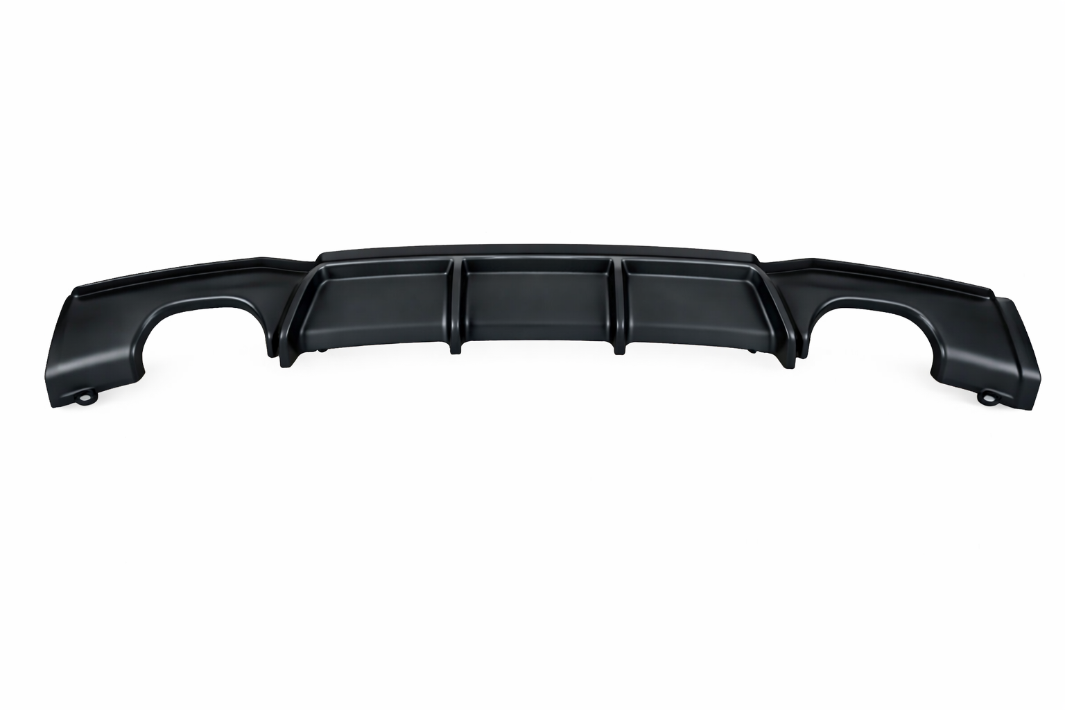 Диффузор заднего бампера под двухсторонний двойной выхлоп GBT V2 для M-Sport для BMW 3 серия F30/F31 2012-2019 гг. abs-пластик Черный (188492)