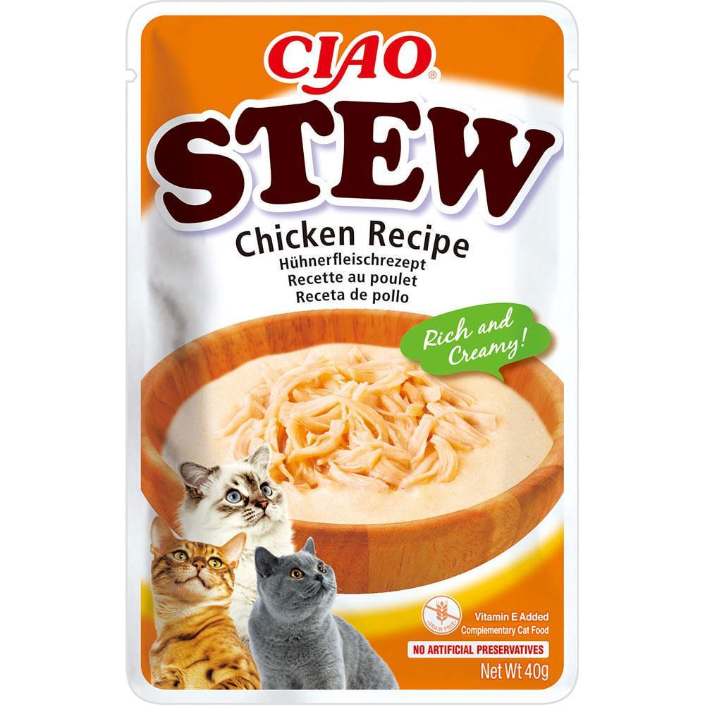 Корм влажный для кошек Inaba CIAO Stew с тушеной курицей 40 г (1928512358) Корм влажный для кошек Inaba CIAO Stew с тушеной курицей 40 г (1928512358)