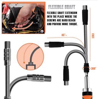 Набір викруток з тріскачкою Torx RATCHET 68в1 (DT-22) - фото 3 Набір викруток з тріскачкою Torx RATCHET 68в1 (DT-22) - фото 3