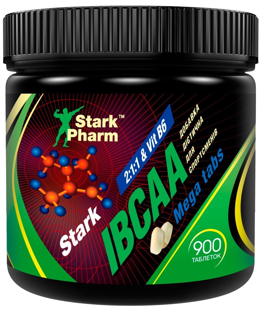 Аминокислота Stark Pharm IBCAA 2:1:1 & Vit B6 900 таблеток Аминокислота Stark Pharm IBCAA 2:1:1 & Vit B6 900 таблеток