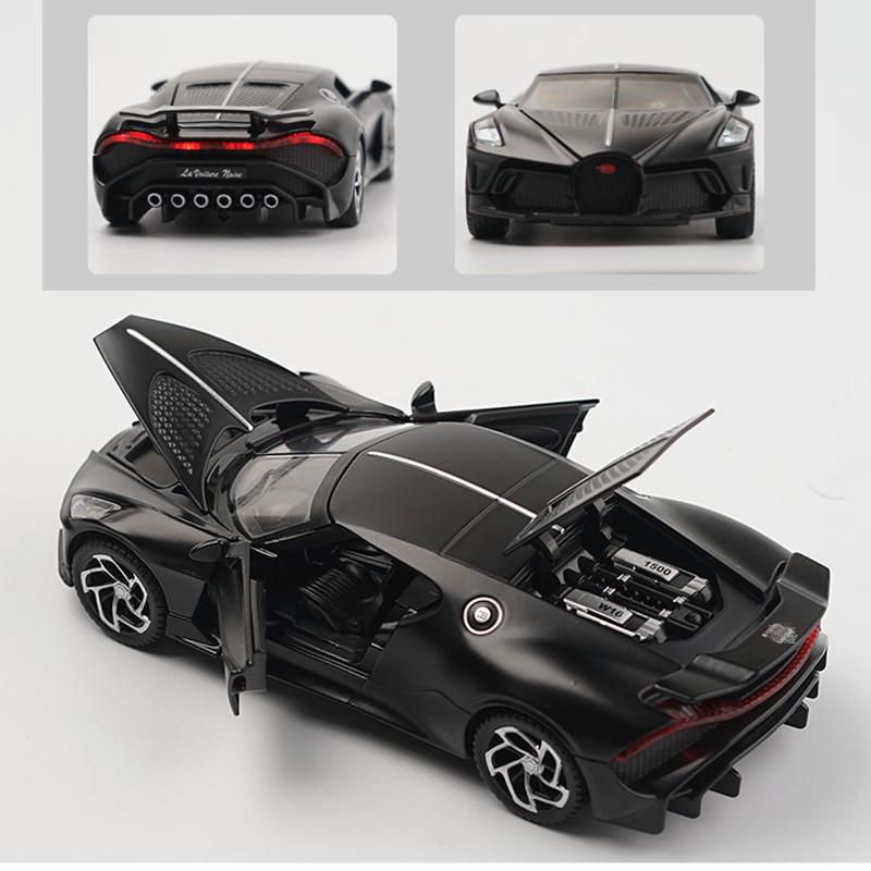 Игрушечная машинка Bugatti La Voiture Noire металлическая/инерционная 1:32 (VA-1338072471) - фото 2