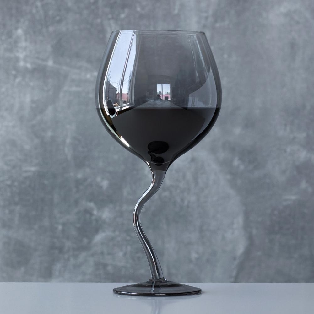 Набор бокалов Elisey 9115-002 Пыльный танец стекло 570 мл 7,6х22 см 6 шт. Серый (118-81-9115-002) - фото 3 Набор бокалов Elisey 9115-002 Пыльный танец стекло 570 мл 7,6х22 см 6 шт. Серый (118-81-9115-002) - фото 3