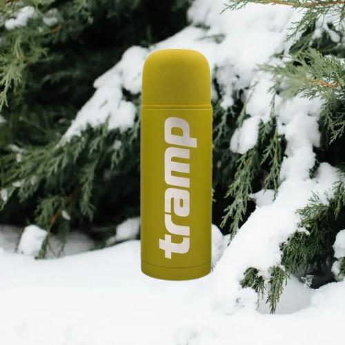 Термос Tramp Soft Touch 1,2 л 31х9х9 см Желтый (UTRC-110) - фото 8
