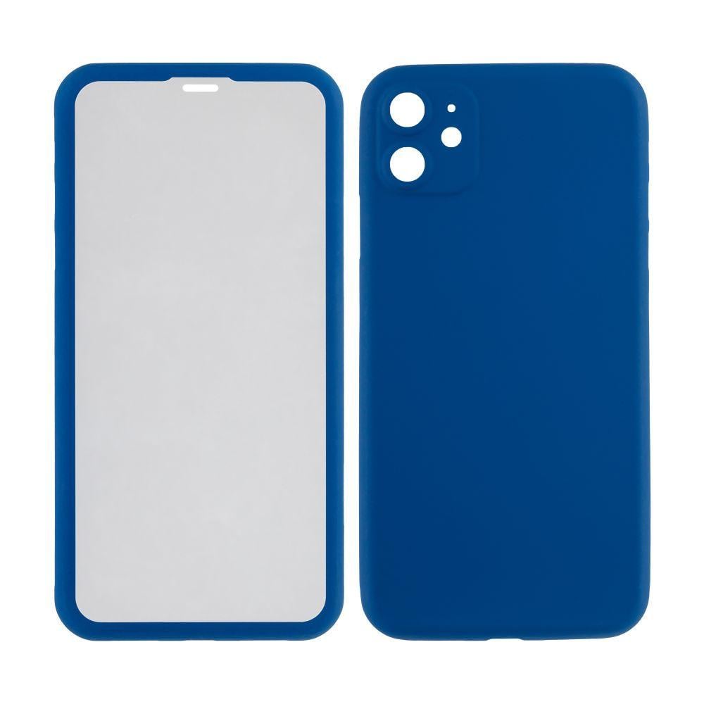 Чехол Double Sided для iPhone 11 Синий - фото 1