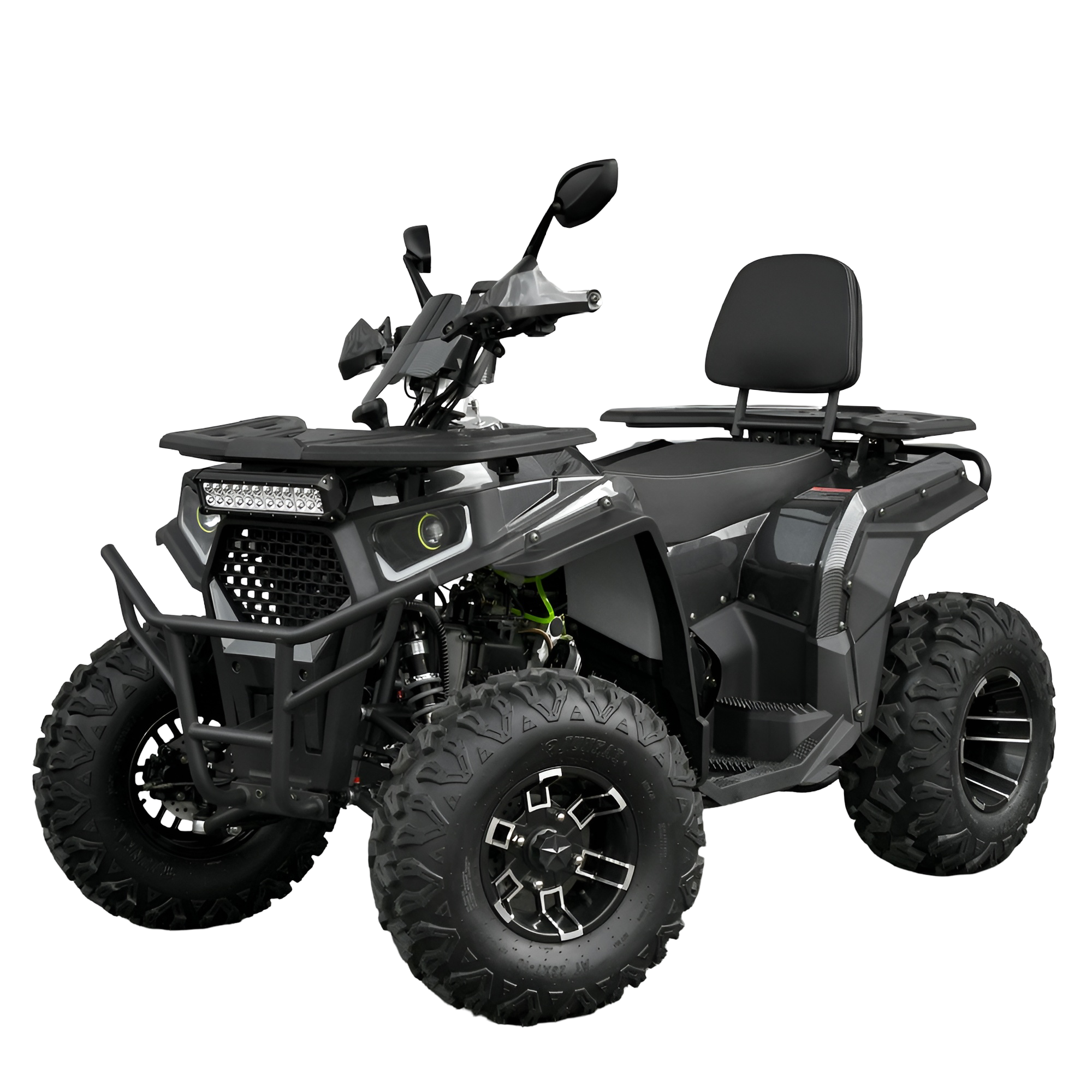 Квадроцикл бензиновый Profi 12V9Ah колеса 10" Черный (AFB200L-19)