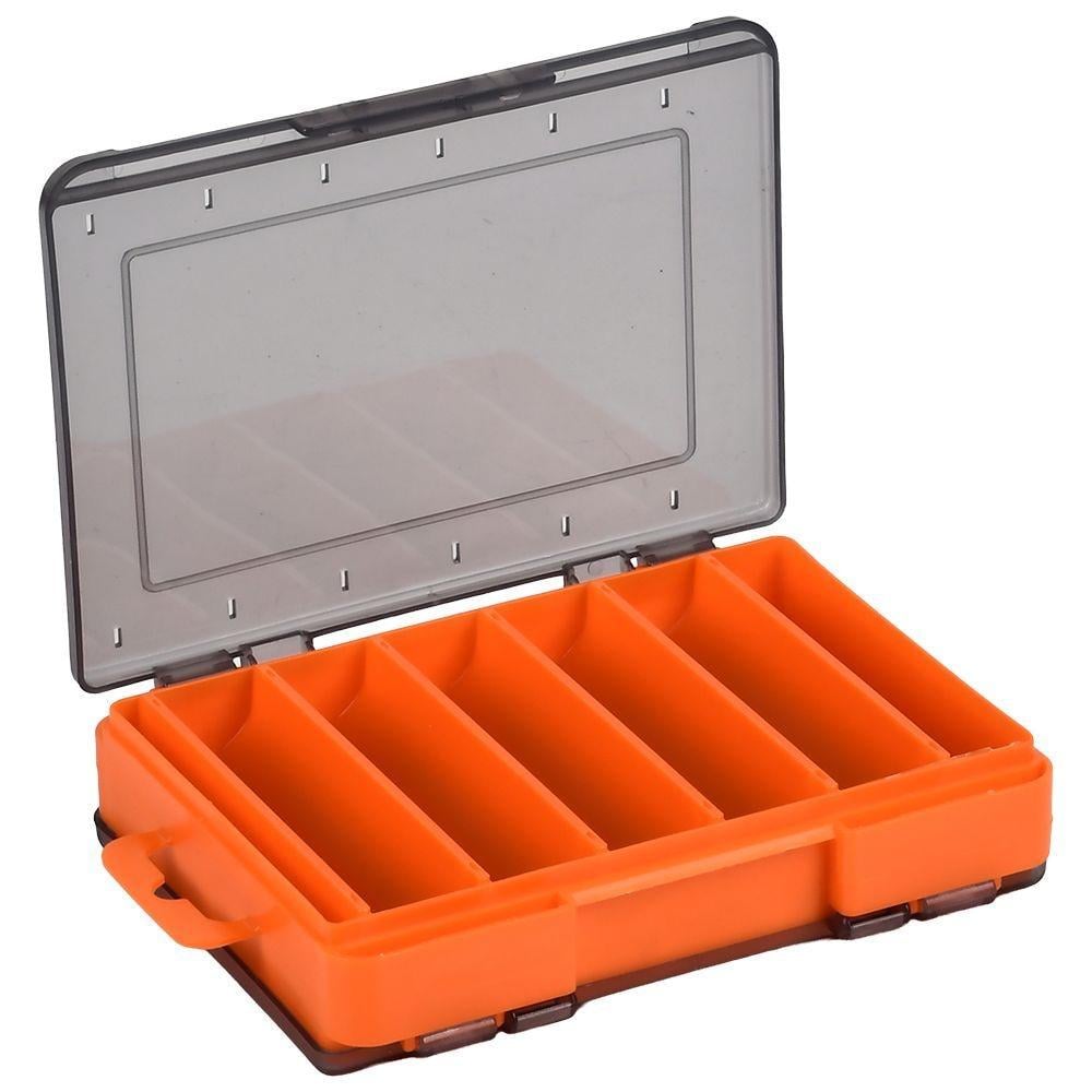 Коробка для рыболовных снастей Stenson пластик 14x10,5x3 см Orange (SF24225-O)