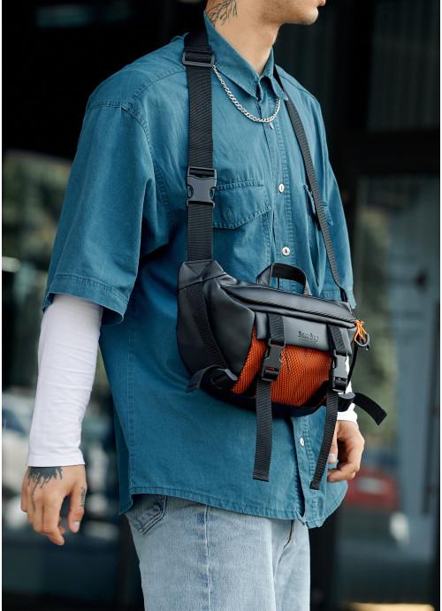 Бананка мужская Sambag водостойкая с ключицницей Черный (28523961) - фото 3 Бананка мужская Sambag водостойкая с ключицницей Черный (28523961) - фото 3