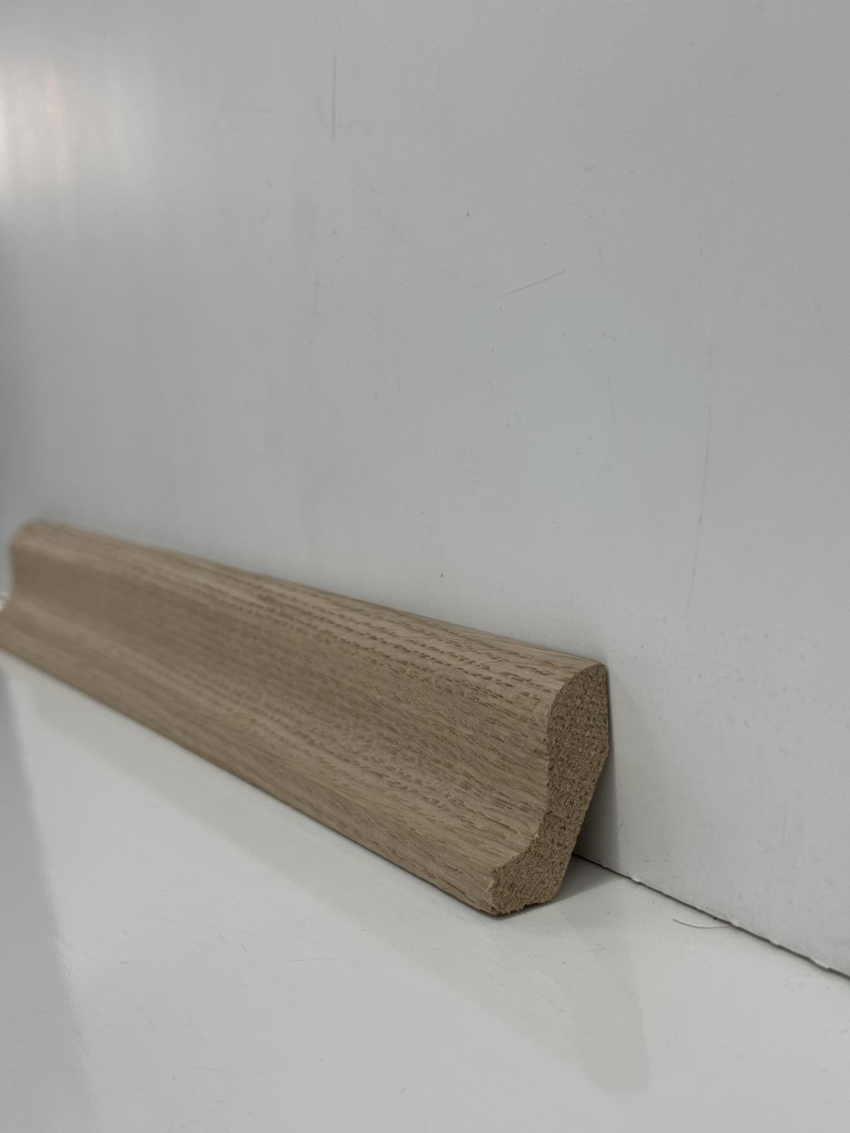 Плинтус деревянный из дуба Софт лайн под покраску 37х25 мм (29954346) - фото 2 Плинтус деревянный из дуба Софт лайн под покраску 37х25 мм (29954346) - фото 2