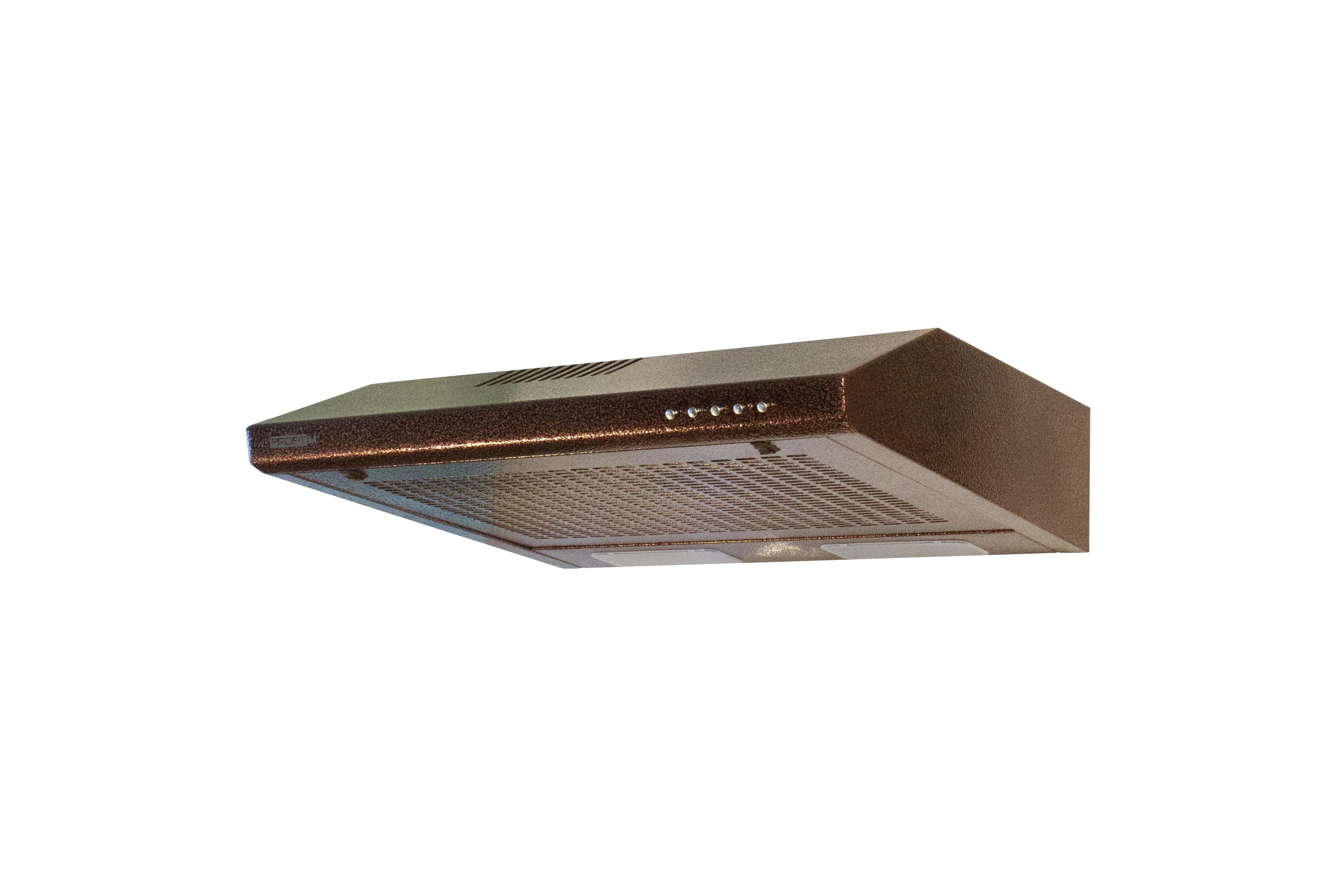 Витяжка кухонна ProfitM Плоска Турбо №1 60 см 420 м3 Мідний Антик - фото 3