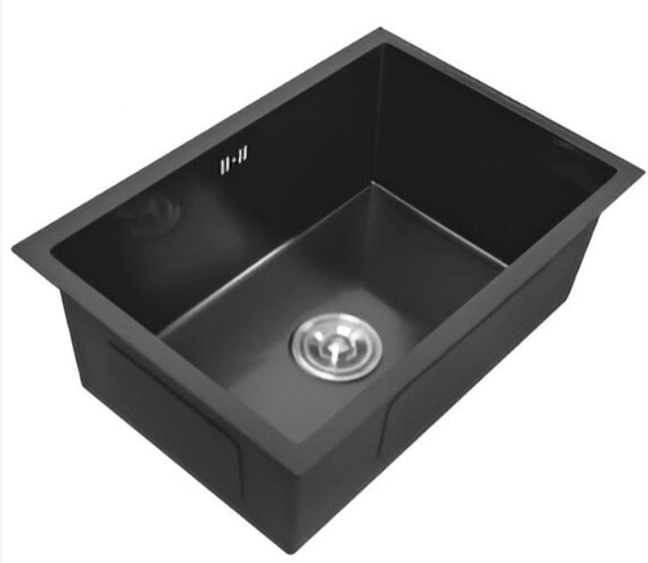 Мийка для кухні Luminex LX5843 нержавіюча сталь 3/1 мм 580х430х210 мм Чорний (EA-LX5843-3/1-210B)