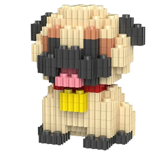 Конструктор Собака Мопс 400 деталей (471)