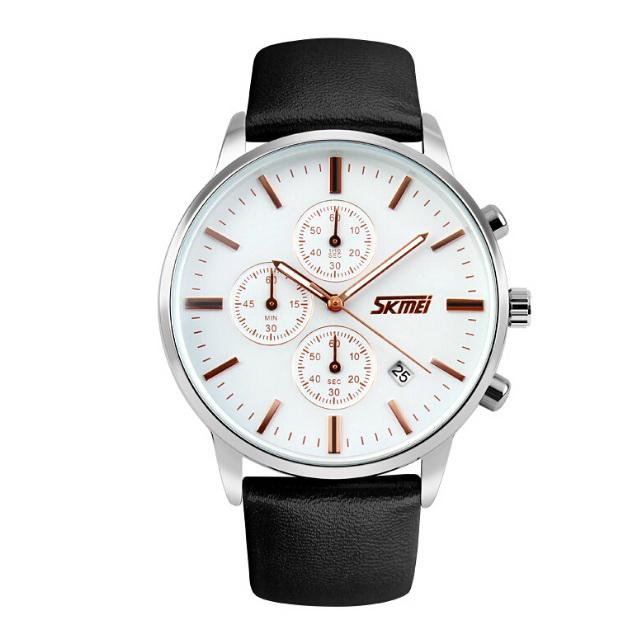 Мужские часы Skmei 9117 Black/Gold