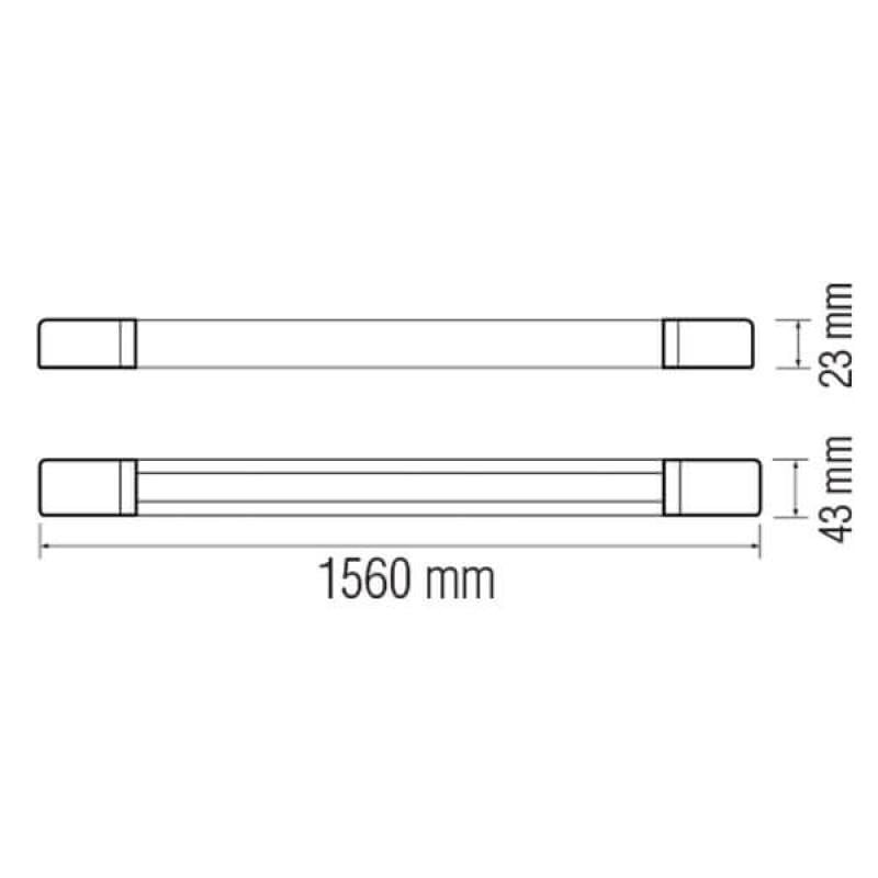 Світильник лінійний Horoz Irmak-45 45 Вт IP65 6400 К (059-004-0045-010) - фото 2