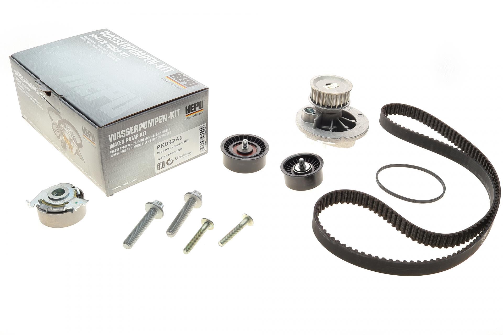 Комплект ГРМ и насос Hepu Opel Astra G 98-05/Zafira 99-15/Combo 1.4/1.6 05- 162x20насос Hepu P324 PK03241