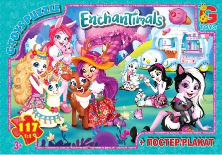 Пазли G-Toys EA205 із серії Enchantimals 117 ел. (MTT-122753) Пазли G-Toys EA205 із серії Enchantimals 117 ел. (MTT-122753)