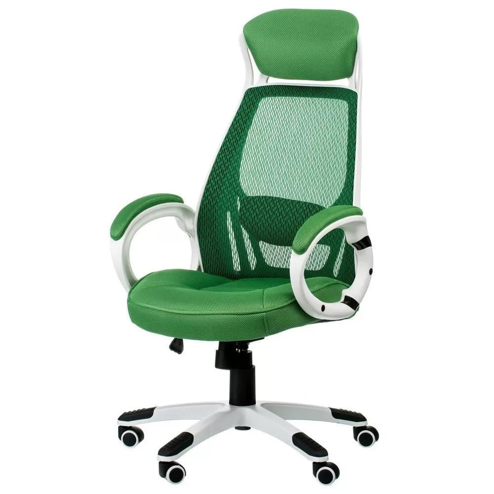 Кресло компьютерное BRIZ Green/White (133025)
