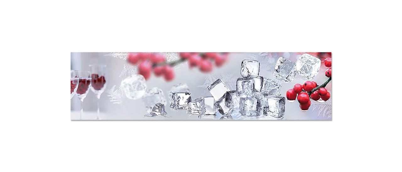 Наклейка виниловая на кухню Zatarga Красные Ягоды Лед» 650х2500 мм (1304776332)