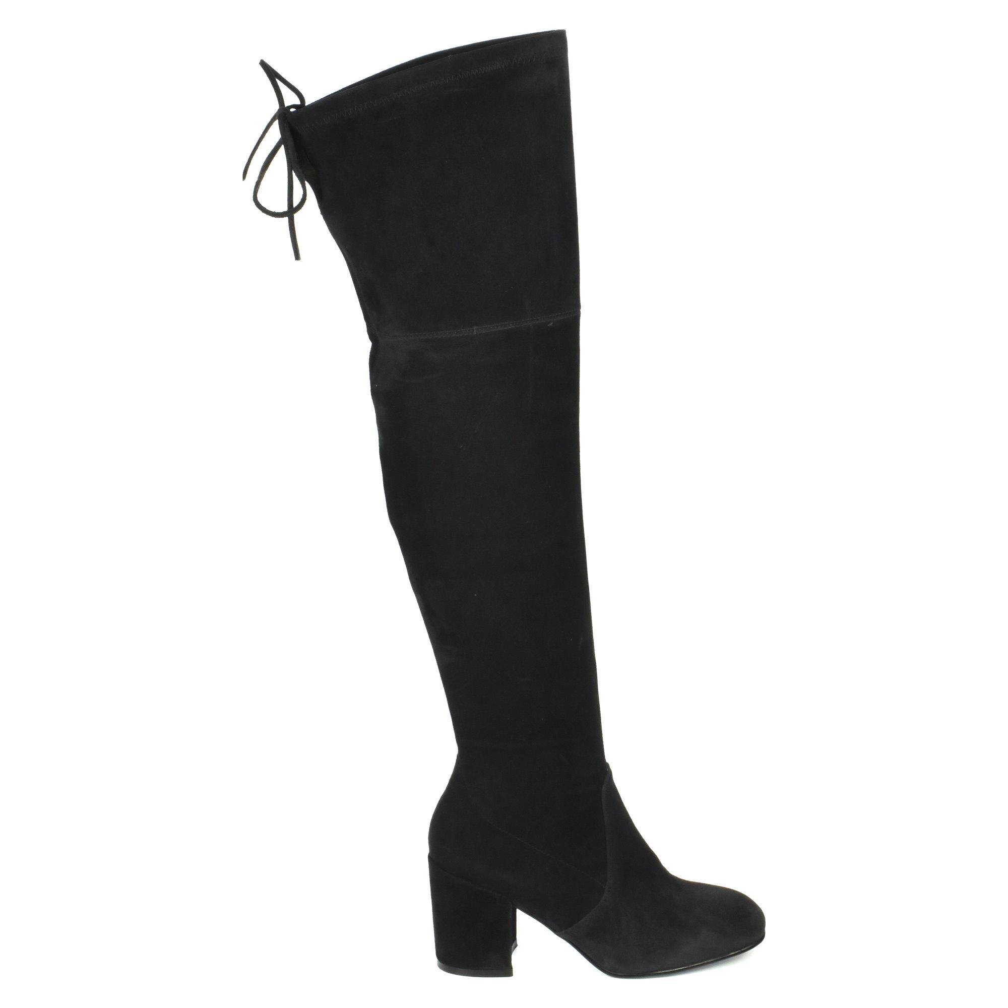 Ботфорти жіночі осінні Vitto Rossi р. 38 Чорний (05246-38) - фото 7