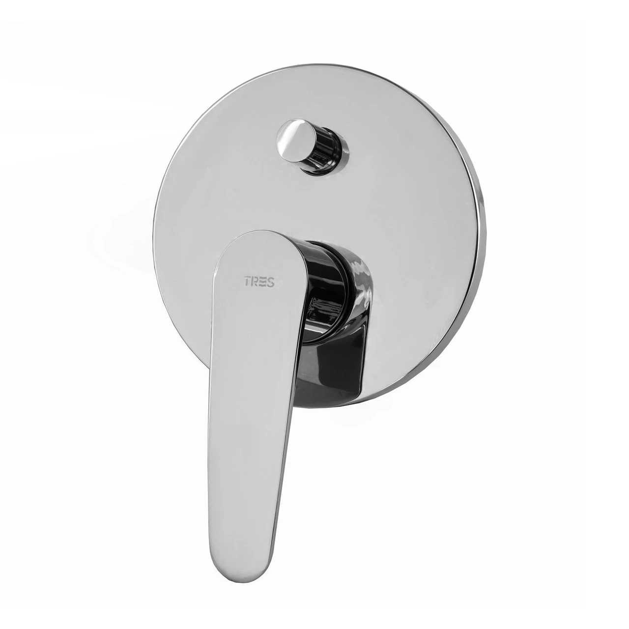Смеситель для душа Tres FLAT-Tres 20418001 монтаж в стену на два потребителя (1000000173)