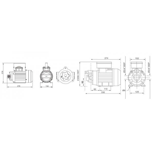 Комплект для перекачування мастила Rewolt RE SL70-E-KIT - фото 6