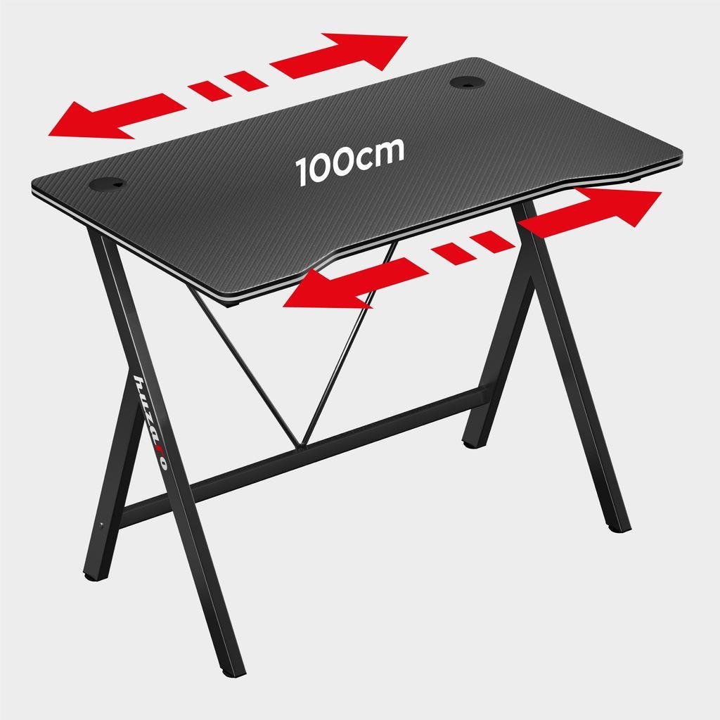 Компьютерный геймерский стол Gamer Huzaro Hero 1.4 Black (HZ-HERO) - фото 3 Компьютерный геймерский стол Gamer Huzaro Hero 1.4 Black (HZ-HERO) - фото 3