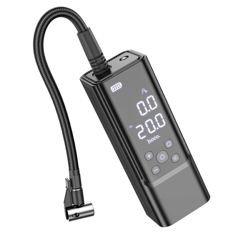 Компресор автомобільний Hoco ZP7 5000 mAh Black - фото 3