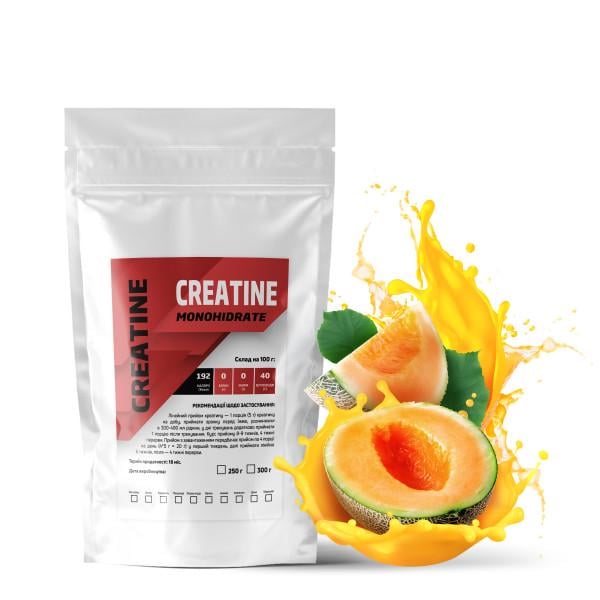 Креатин моногідрат Creatine Monohіdrate 99,9% на 50 порцій 250 г Диня (21-125-cre-d250) Креатин моногідрат Creatine Monohіdrate 99,9% на 50 порцій 250 г Диня (21-125-cre-d250)