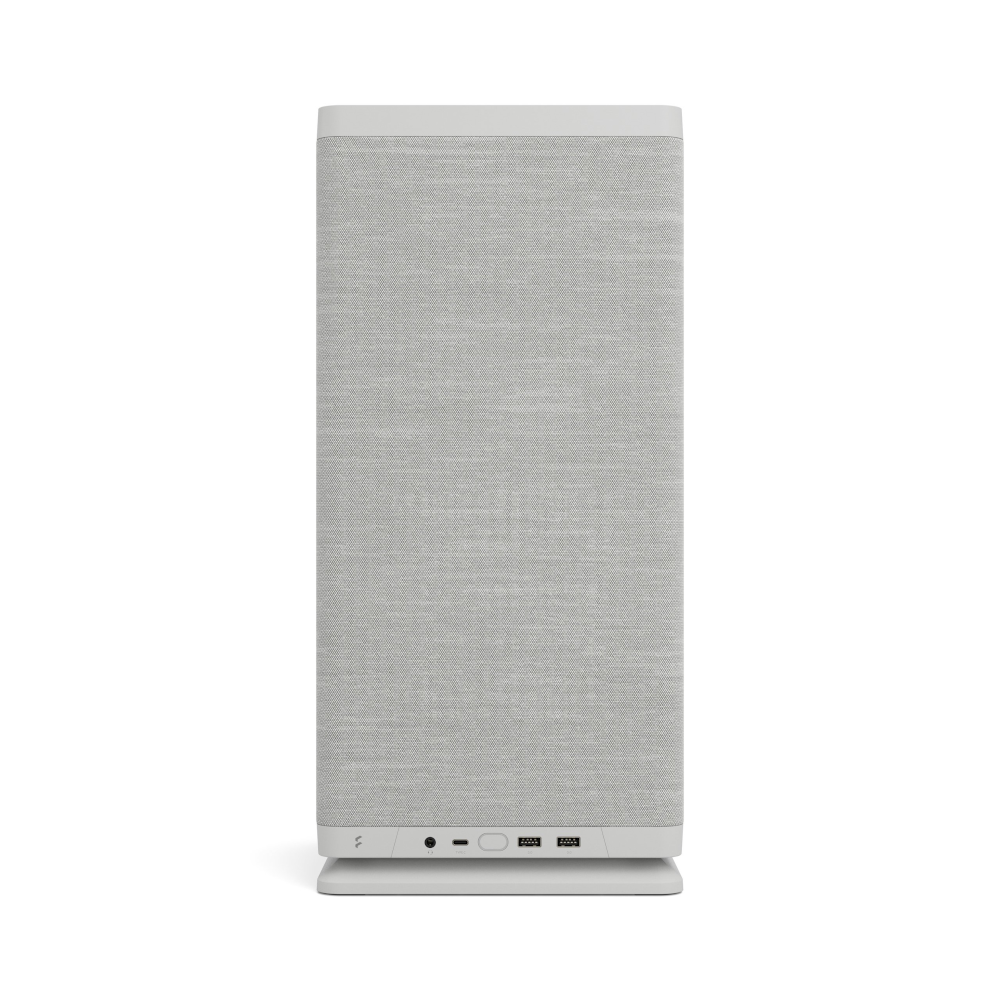 Корпус Fractal Mood Mini-ITX без блока питания поддержка вертикального охлаждения Light Gray (632440)