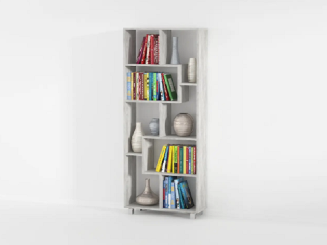 Стелаж для книг і декору Бетон (Р76а) - фото 1 Стелаж для книг і декору Бетон (Р76а) - фото 1