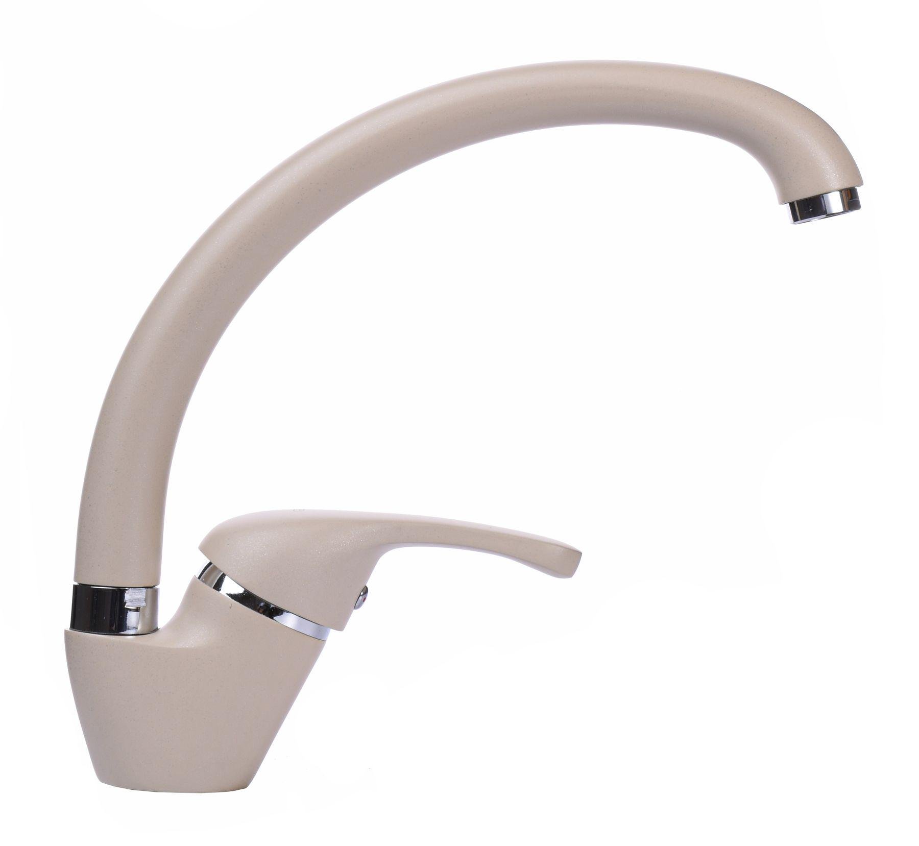 Смеситель для кухни Globus Lux GLSO-0203S-4-COLORADO 000019207 однорычажный Бежевый (108413)