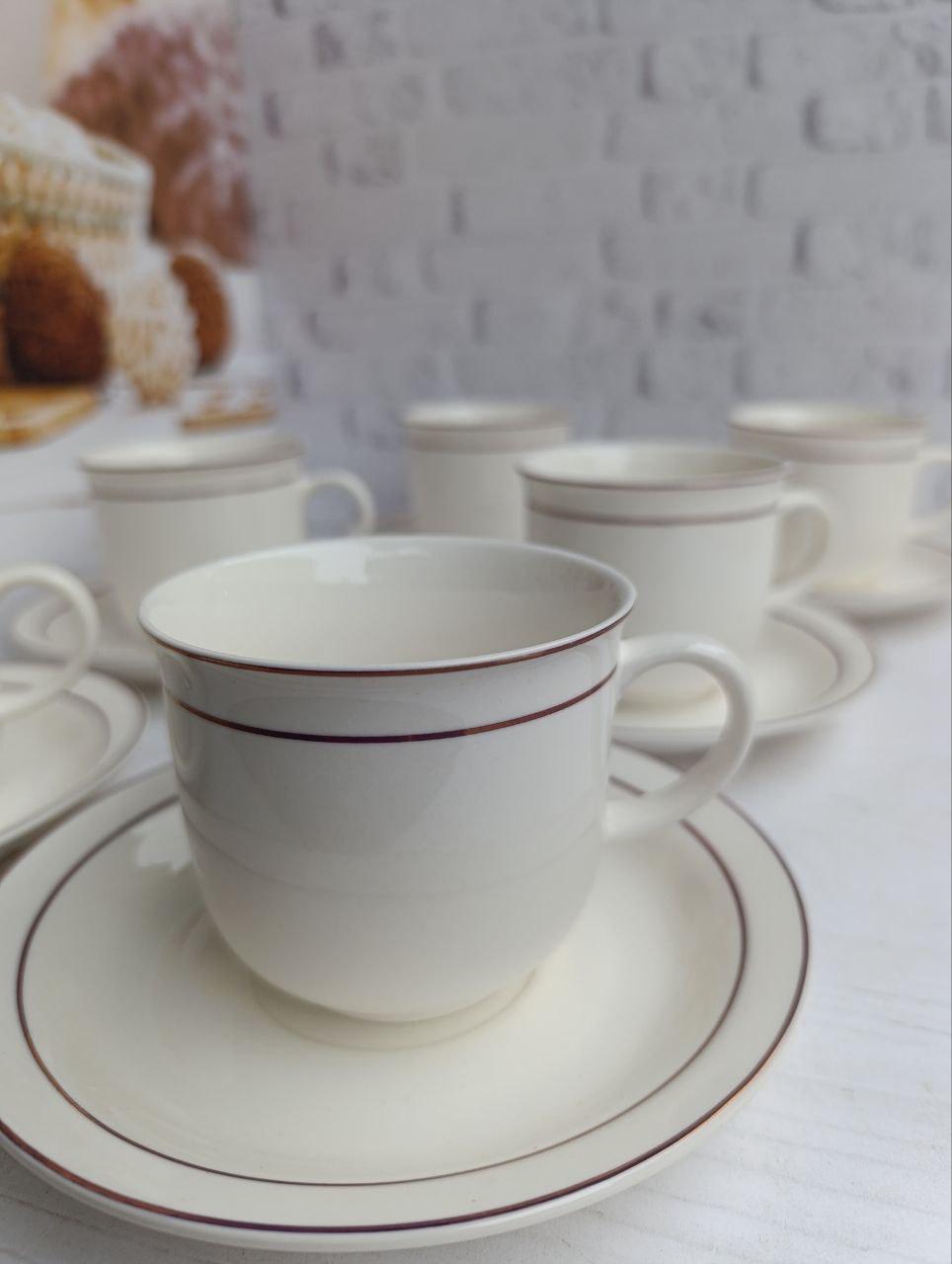 Сервіз чайний SNT Золота лілія порцеляна 250 мл 12 пр. (15105) - фото 3 Сервіз чайний SNT Золота лілія порцеляна 250 мл 12 пр. (15105) - фото 3