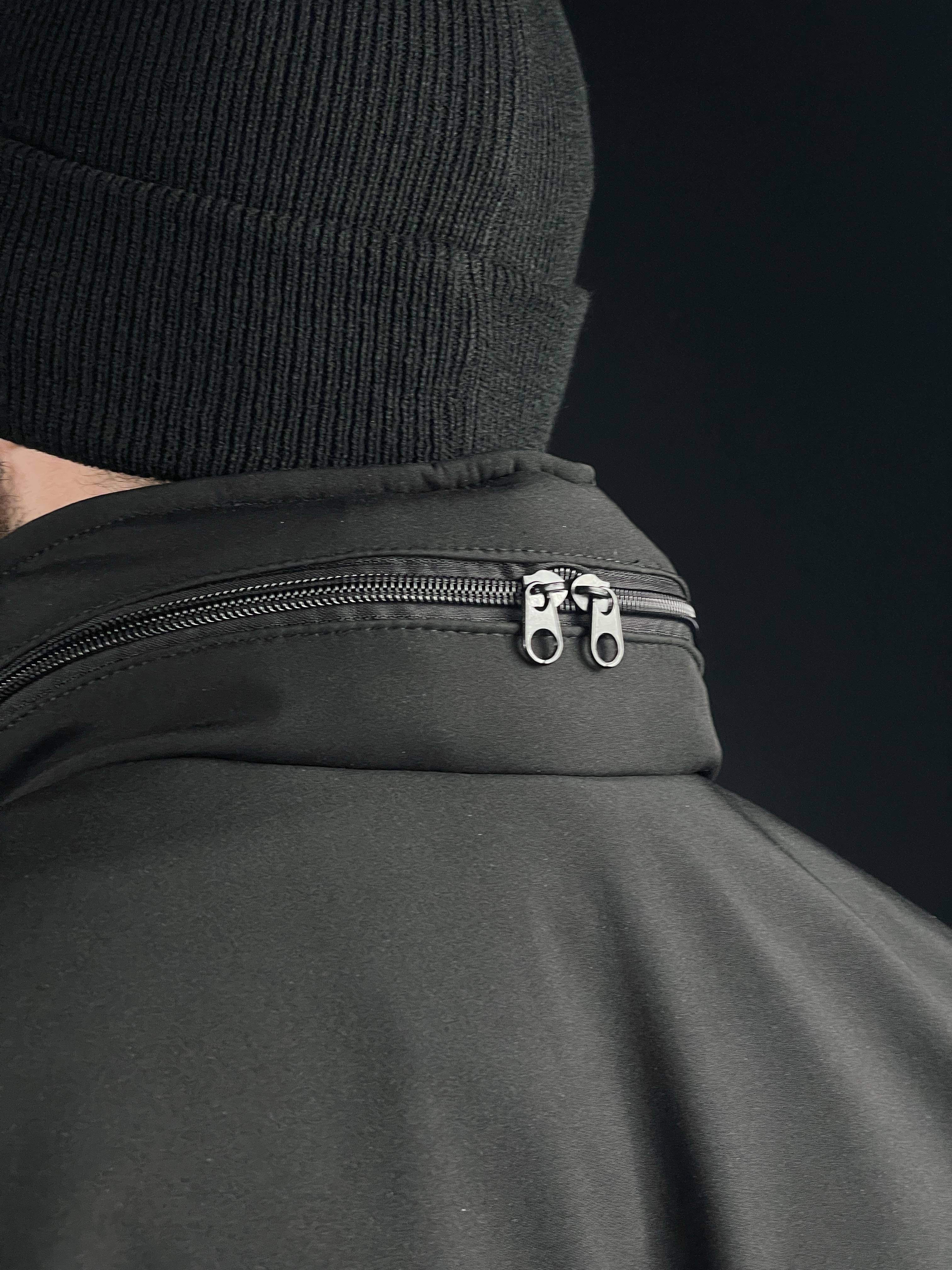 Військова куртка COOPERR Soft Shell III з прихованим капюшоном XL Чорний (KUR-10.1.XL) - фото 4 Військова куртка COOPERR Soft Shell III з прихованим капюшоном XL Чорний (KUR-10.1.XL) - фото 4