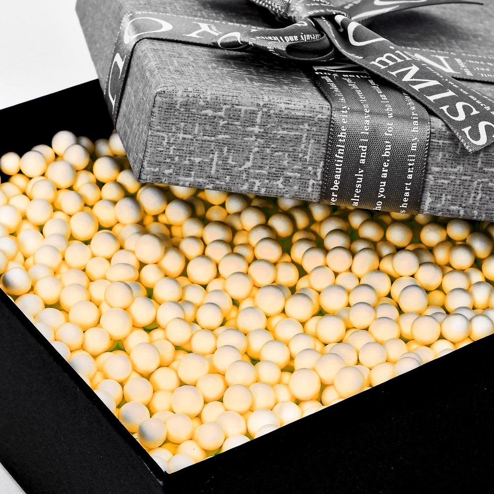 Декоративный пенопластовый наполнитель для подарочных коробок 20 г Yellow (22091891) - фото 2