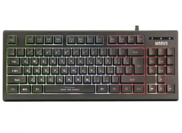 Клавіатура Marvo K607 3 colors-LED USB (1282639)