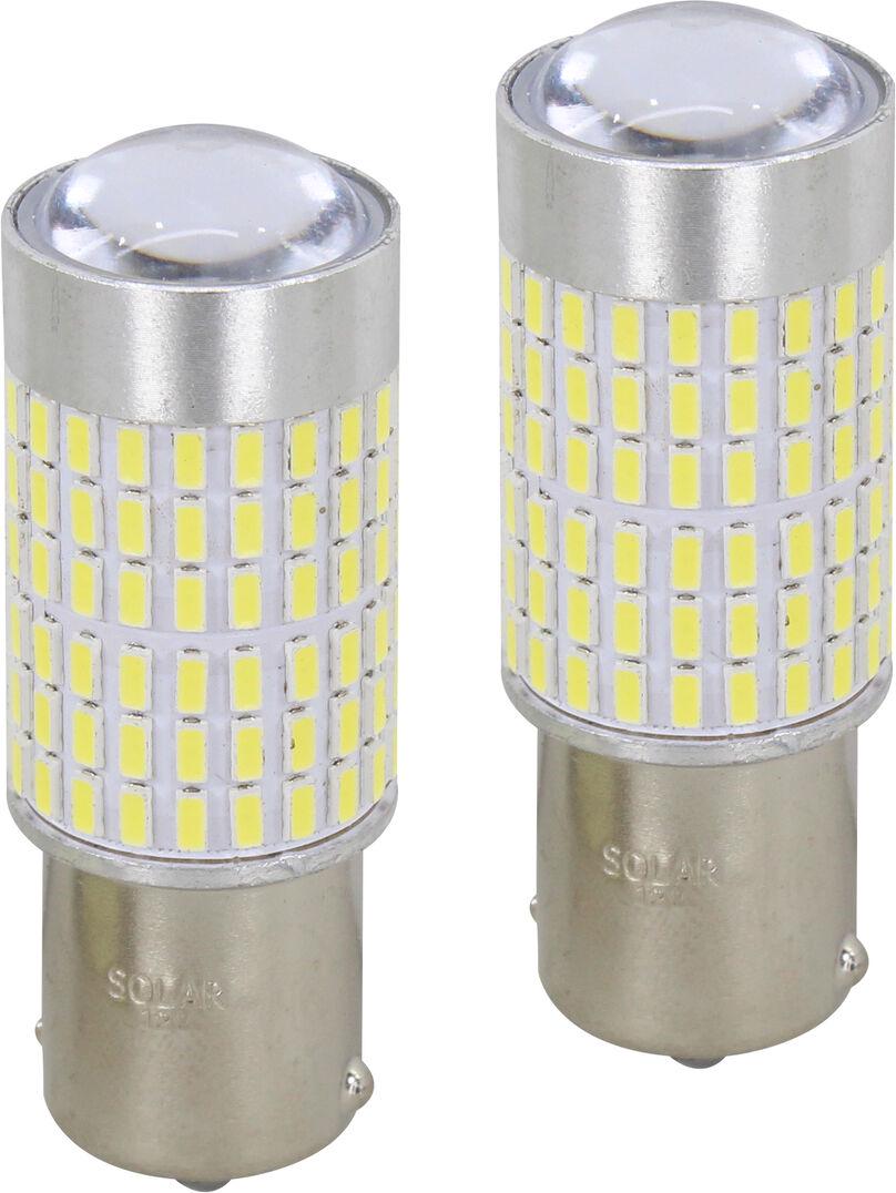 Лампочка 1-но конт. груша LED SMD 12V S25 BA15s CANbus Solar 2 шт. Білий (LS299_B2) Лампочка 1-но конт. груша LED SMD 12V S25 BA15s CANbus Solar 2 шт. Білий (LS299_B2)