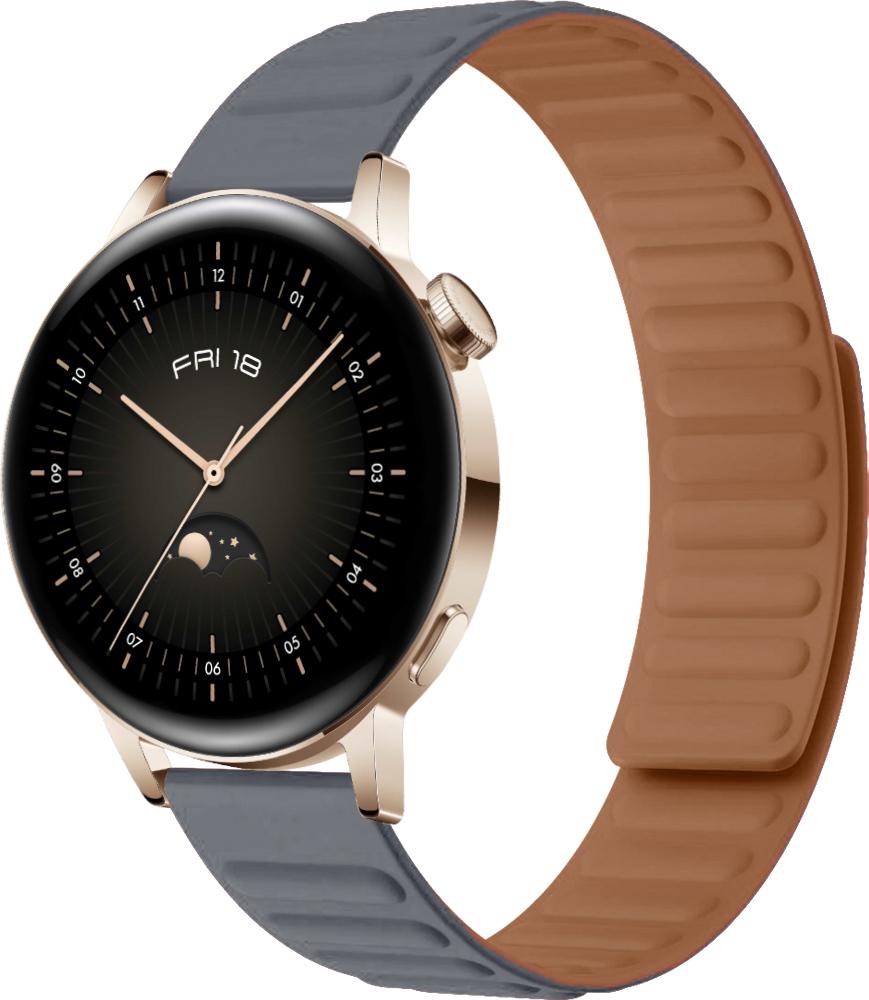 Ремінець Magneter для Huawei Watch GT3 42 мм Grey (26632-33)